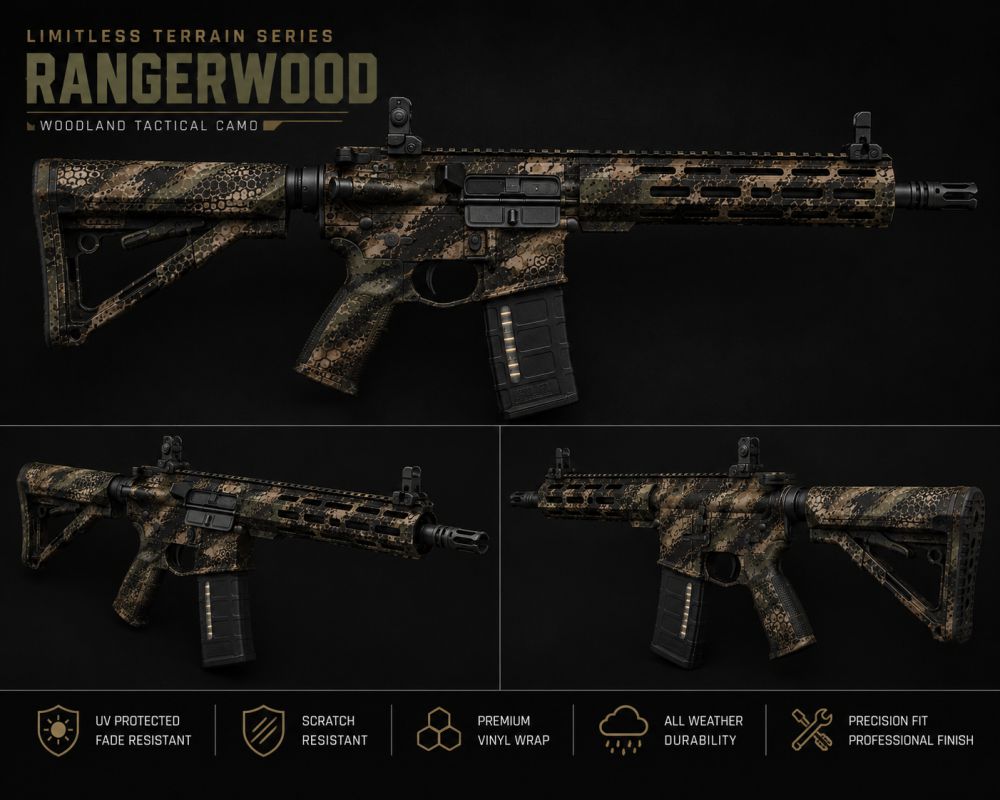 Smith & Wesson M&P 15-22 camo wrap preview