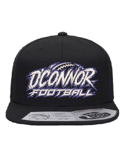 Black O'Connor Velocity Flexfit 110F flat-bill snapback