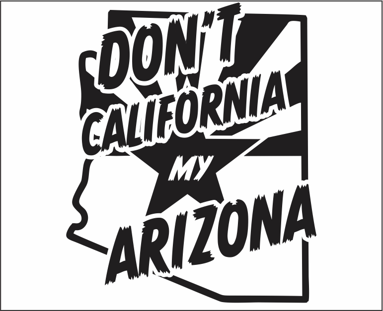 Dont Cali My Az Decal