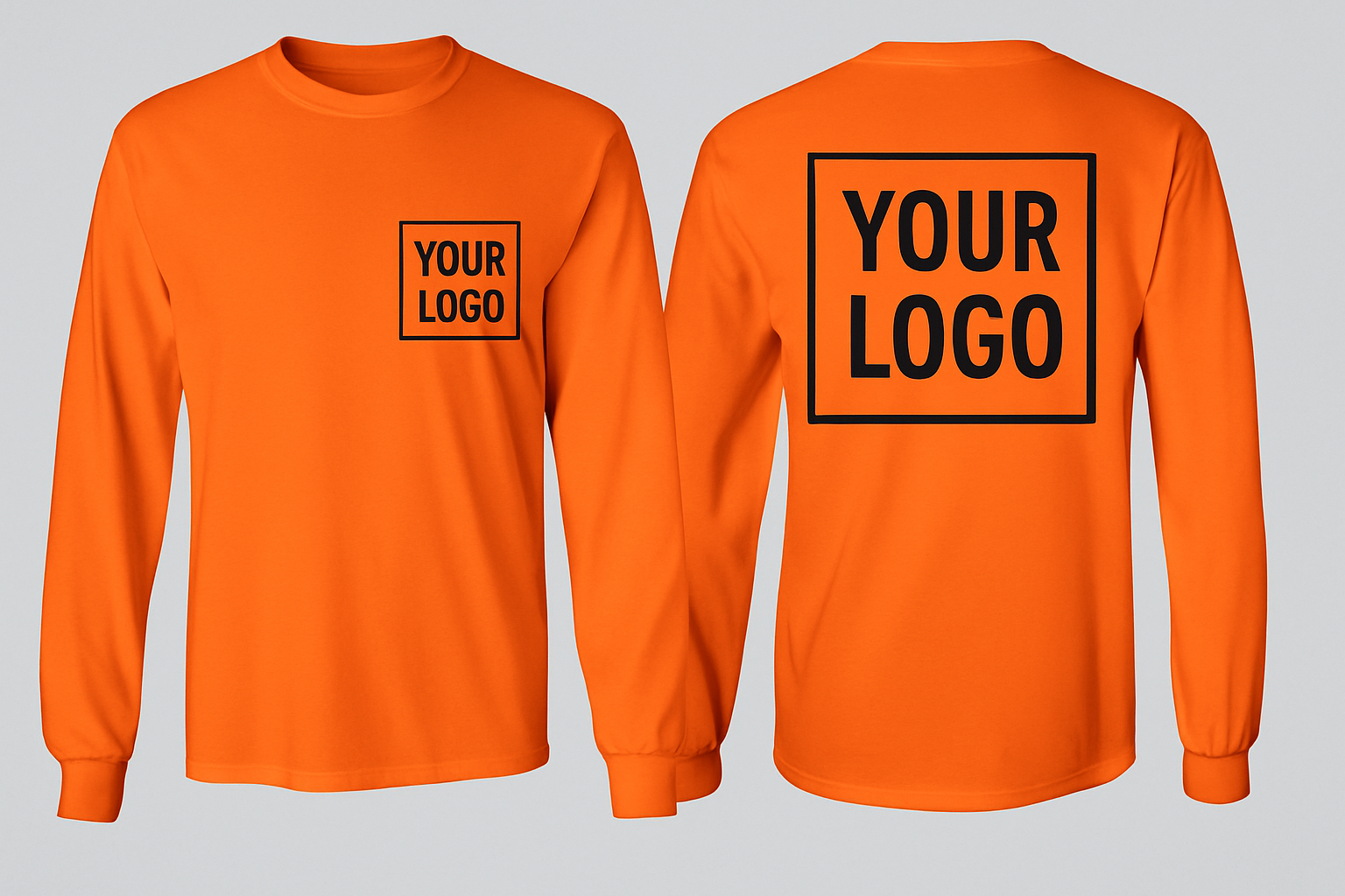 Long Sleeve Safety Tee Example