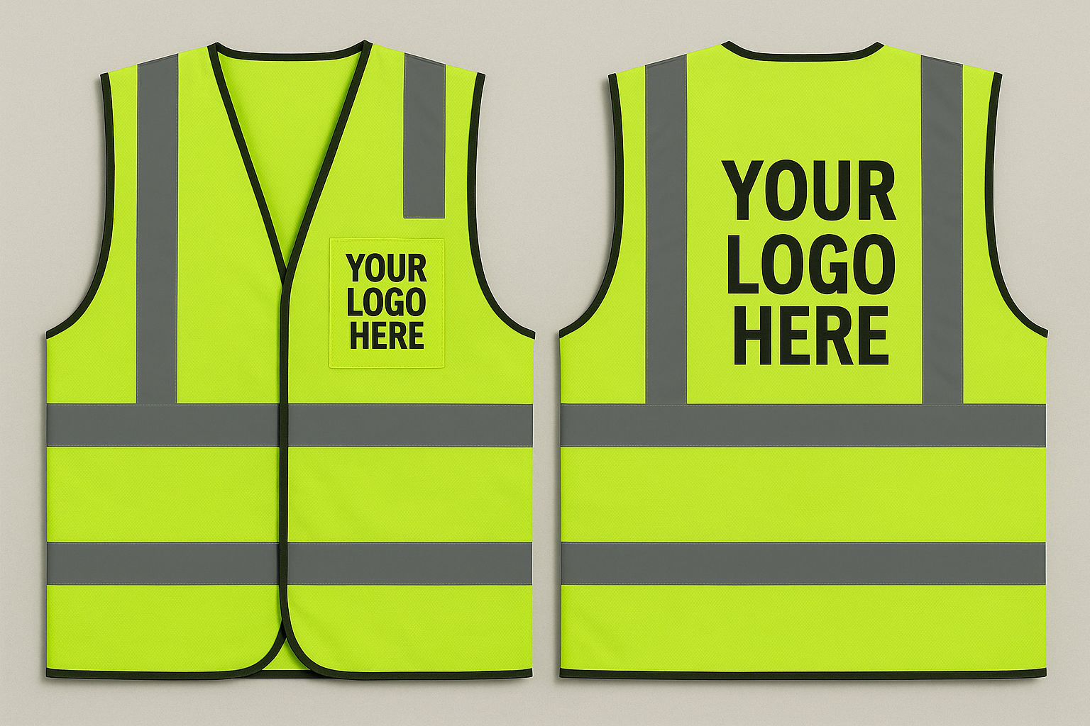 Safety Vest Screen Printing